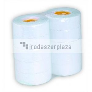 Árazószalag, 25x12 mm, fehér