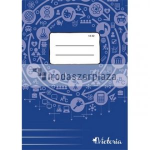 Füzet, tűzött, A5, vonalas, 32 lap, 3. osztály, VICTORIA PAPER Circle "12-32"