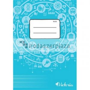 Füzet, tűzött, A5, vonalas, 32 lap, 2. osztály, VICTORIA PAPER Circle "16-32"