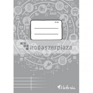Füzet, tűzött, A5, szótár, 32 lap, VICTORIA PAPER Circle "31-32"