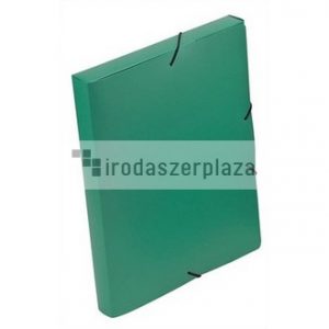 Gumis mappa, 30 mm, PP, A4, VIQUEL "Essentiel", zöld