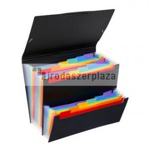 Harmonikamappa, PP, 12+6 rekeszes, VIQUEL "Rainbow Class", fekete