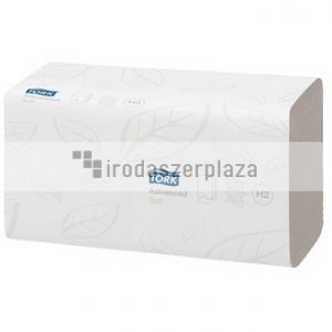Kéztörlő, Interfold hajtás, 2 rétegű, 180 lap, H2 rendszer, Advanced, TORK "Xpress® Soft Multifold", fehér