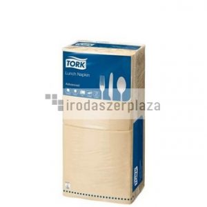 Szalvéta, 1/4 hajtogatott, 2 rétegű, 33x33 cm, Advanced, TORK "Lunch", homokszín