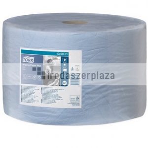 Törlőpapír, tekercses, 39 cm átmérő, W1 rendszer, 2 rétegű, TORK "Plusz", kék