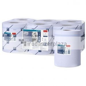 Törlőpapír, tekercses, 18,5 cm átmérő, M4 rendszer, 1 rétegű, Advanced, TORK "Reflex™ plusz", kék