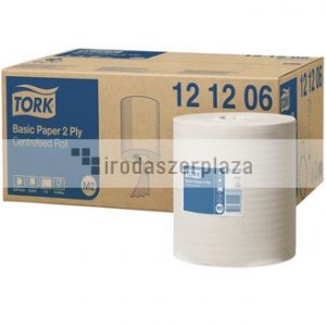 Kéztörlő, tekercses, belsőmag-adagolás, 2 rétegű, M2 rendszer, Universal, TORK, fehér