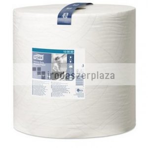 Törlőpapír, tekercses, 37,5 cm átmérő, W1 rendszer, 2 rétegű, TORK "Nagy teljesítményű", fehér