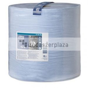 Törlőpapír, tekercses, 39 cm átmérő, W1 rendszer, 3 rétegű, TORK "Nagy teljesítményű", kék