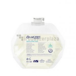 Spray szappan, utántöltő, 6x0,8 l, LUCART "IDENTITY Gentle", fehér