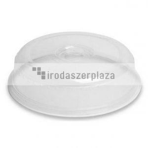 Műanyag fedő mikrohullámú sütőbe, áttetsző, 26 cm
