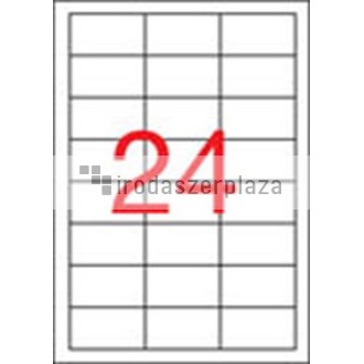 Etikett, univerzális, 64,6x33,8 mm, eltávolítható, APLI, 2400 etikett/csomag