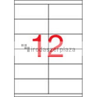 Etikett, univerzális, 105x48 mm, APLI, 6000 etikett/csomag