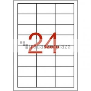 Etikett, 64,6x33,8 mm, poliészter, időjárásálló, APLI, 480 etikett/csomag