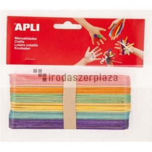 Pálcika, fa, jumbo, APLI "Creative", vegyes színek