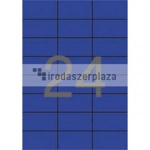 Etikett, 70x37 mm, színes, APLI, kék, 480 etikett/csomag