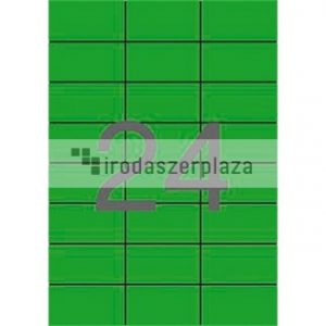 Etikett, 70x37 mm, színes, APLI, zöld, 480 etikett/csomag