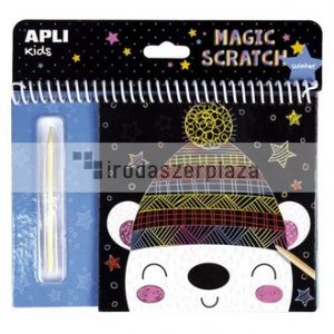 Varázsfüzet, APLI "Magic Scratch Winter", téli mintákkal