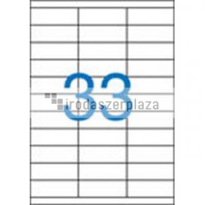 Etikett, univerzális, 70x25,4 mm, VICTORIA PAPER, 3300 etikett/csomag