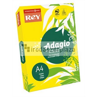 Másolópapír, színes, A4, 80 g, REY "Adagio", intenzív sárga