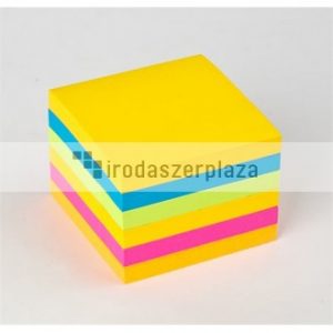 Öntapadó jegyzettömb, 76x76 mm, 6x90 lap, 3M POSTIT, "Super Sticky", Rio