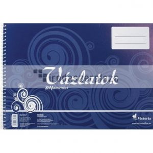 Vázlatfüzet, félfamentes, B4, spirál, 32 lap, COOL BY VICTORIA