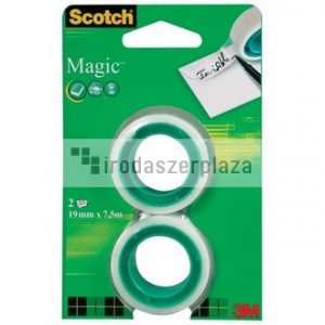 Ragasztószalag, 19 mm x 7,5 m, 3M SCOTCH "Magic tape 810"