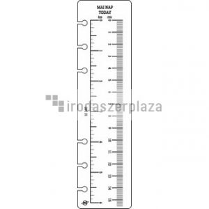 Kalendárium betét, vonalzó, "L", SATURNUS