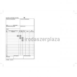 Nyomtatvány, szállítólevél, 25x3, A5, VICTORIA PAPER "B.10-70", 10 tömb/csomag