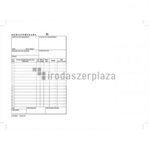 Nyomtatvány, szállítólevél, 50x3, A5, VICTORIA PAPER "B.10-70", 10 tömb/csomag