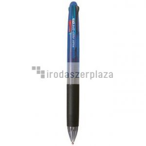 Golyóstoll, 0,25 mm, nyomógombos, négyszínű, PILOT "Feed GP4", kék test