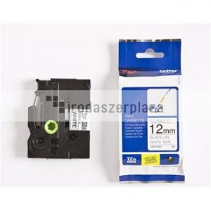 Feliratozógép szalag, flexibilis ID, 12 mm x 8 m, BROTHER, "TZe-FX231" fehér-fekete