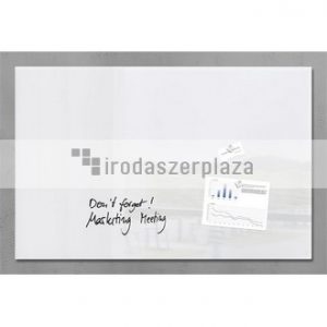 Mágneses üvegtábla, 100x65 cm, SIGEL "Artverum®  fehér