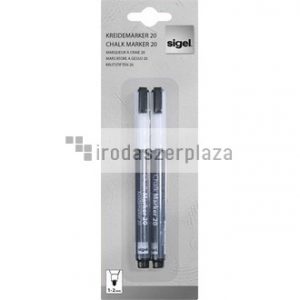 Folyékony krétamarker, kúpos hegy, 1-2 mm SIGEL, fehér