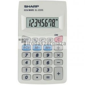 Zsebszámológép, 8 számjegy, SHARP "EL-233S"