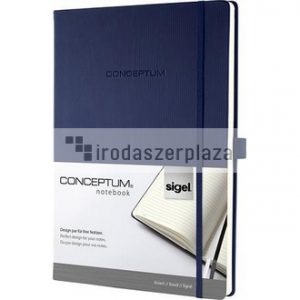 Jegyzetfüzet, exkluzív, A4, vonalas, 97 lap, keményfedeles, SIGEL "Conceptum", éjkék