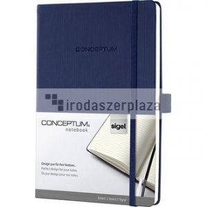 Jegyzetfüzet, exkluzív, A5, vonalas, 97 lap, keményfedeles, SIGEL "Conceptum", éjkék