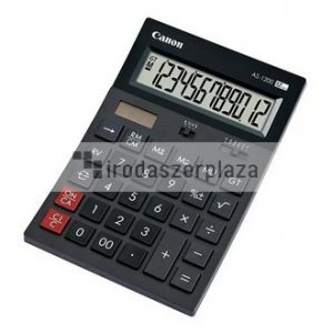 Számológép, asztali, 12 számjegy, környezetbarát, CANON "AS-1200"