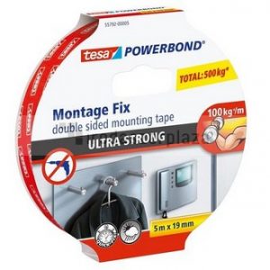 Ragasztószalag, kétoldalas, ultra erős, 19 mm x 5 m, TESA "Powerbond"