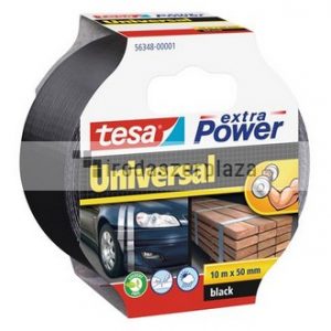 Ragasztószalag, 50 mm x 10 m, TESA "extra Power", fekete