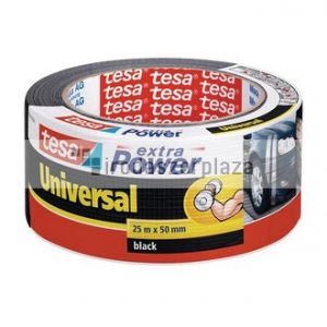 Ragasztószalag, 50 mm x 25 m, TESA "extra Power", fekete