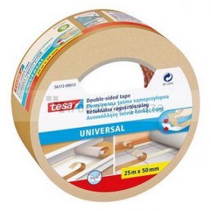 Ragasztószalag, kétoldalas, extra erős, 50 mm x 10 m, TESA "Extra Strong"