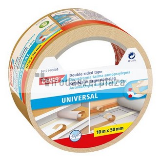 Ragasztószalag, kétoldalas, 50 mm x 10 m, TESA, "PP 56171"