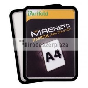 Mágneses tasak, mágneses háttal, A4, TARIFOLD "Magneto", fekete