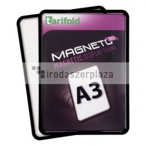 Mágneses keret, A3, TARIFOLD "Magneto Solo", fekete