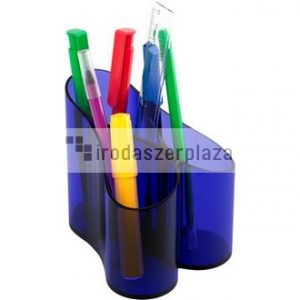 Írószertartó, ICO "Lux", áttetsző kék