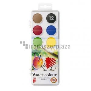 Vízfesték, 12 darabos, 30 mm, ICO "Süni"