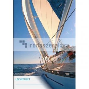 Füzet, tűzött, A5, lecke, 32 lap, ICO "Süni", vitorlás