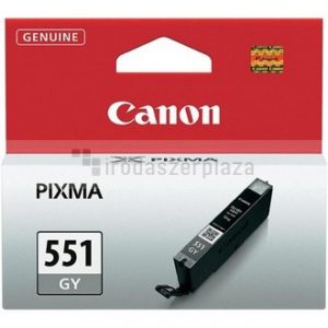CLI-551GY Tintapatron Pixma MG6350 nyomtatóhoz, CANON, szürke, 780 oldal