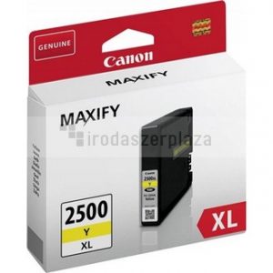 PGI-2500YXL Tintapatron Maxify MB5350 nyomtatókhoz, CANON, sárga, 19,3 ml